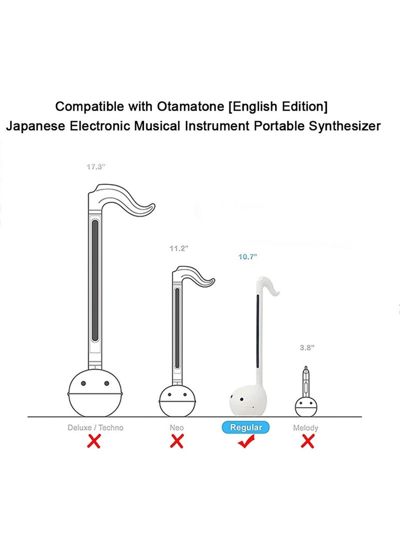Muyixin Case Compatible with Otamatone [English Edition] Japanese Electronic Musical Instrument Portable Synthesizer, Instrumental Music Toy Storage Holder for Otamatone Regular Size (Box Only) (Black)  - Image 4