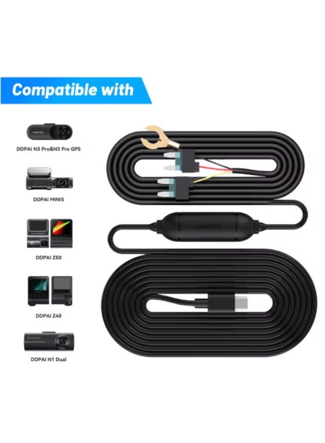 ddpai DDPAI Mini5 Z40 N3 Pro N1 Dual Z60 Z60Pro Z50ProCar DVR Dash Cam Mirror Camera Charging Cable - Image 1