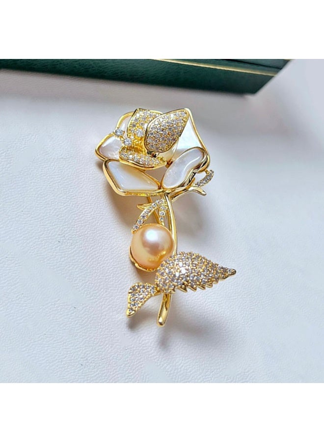 KUYING New Exquisite And Elegant Alloy Temperament Versatile Brooch  - Image 2