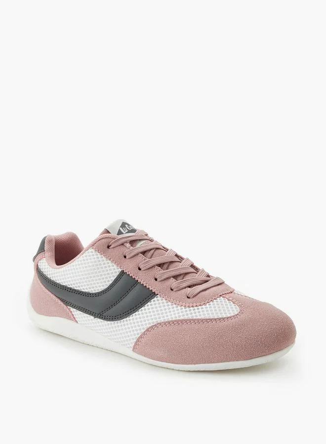 Lee Cooper PINK Women Lace-Up Ankle Sneakers for Women | Best Price UAE