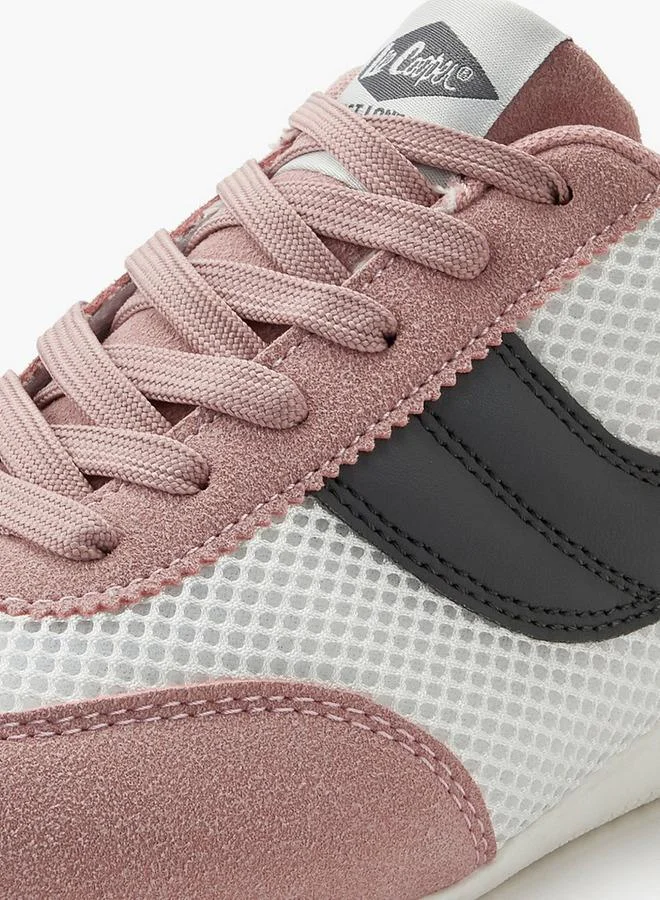 Lee Cooper PINK Women Lace-Up Ankle Sneakers for Women | Best Price UAE