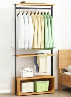 fashionhome رف تخزين متعدد الوظائف للملابس والأدوات المنزلية 78 × 32 × 175 سم  - Image 3