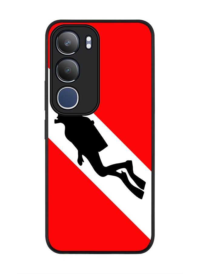 Stylizedd For vivo Y19s / Y19s Pro Case,Slim fit Camera Protection, Shockproof Thin Phone cover  - Diver Flag