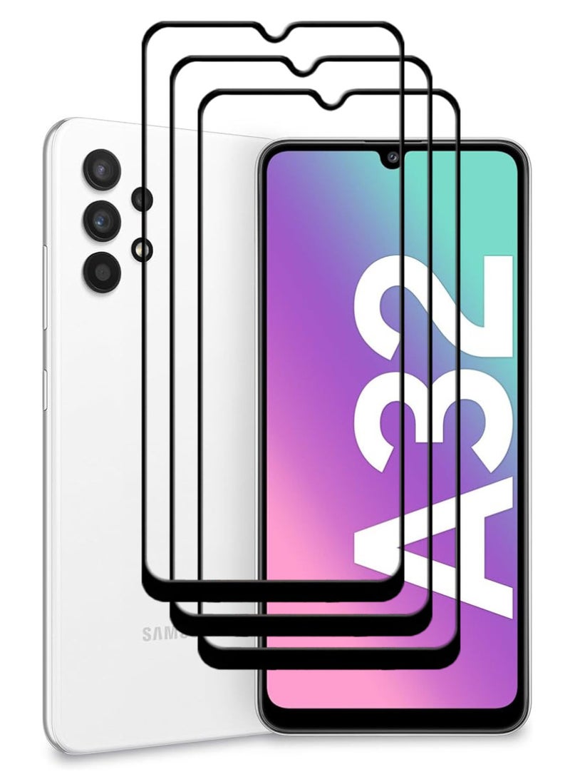 ACLIX 3 Pieces Antistatic ESD Dustproof Premium Quality High Definition Tempered Glass Screen Protector Designed For Samsung Galaxy A32 5G - Image 1