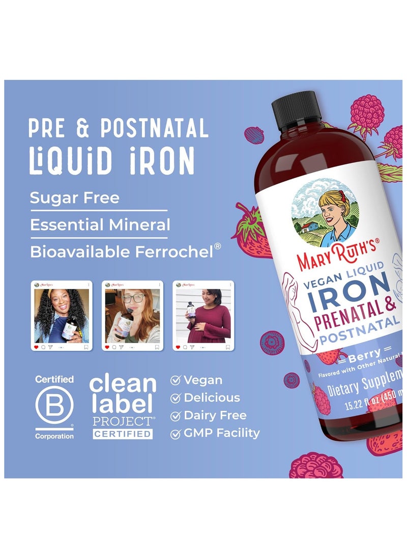 Vegan Liquid Iron, Prenatal & Postnatal, Berry (15.22 fl.oz) - pzsku/ZD212FF7ED014298EA0AAZ/45/_/1738587143/31899451-0fb2-488c-84dd-83a62dbc8f2f