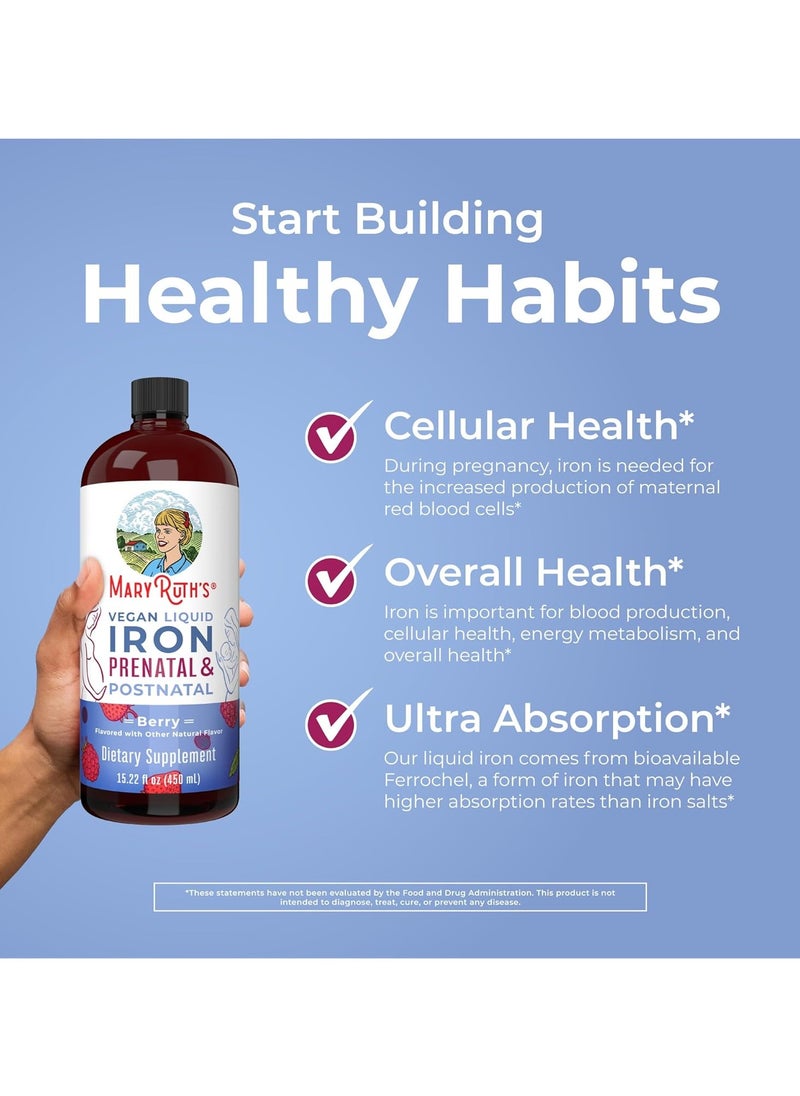 Vegan Liquid Iron, Prenatal & Postnatal, Berry (15.22 fl.oz) - pzsku/ZD212FF7ED014298EA0AAZ/45/_/1738587148/2ab1b374-4f83-4f16-9361-3eb73b5e3ec6