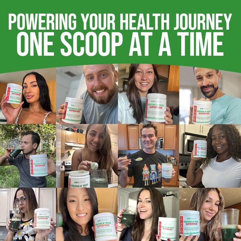 GOBIOTIX Super Greens and Reds Powder  Red and Green Superfood  Probiotic Supplement  Digestive Enzymes and Beet Root Powder  Organic Whole Foods Dietary Supplement Mango 1 Pack - Image 5