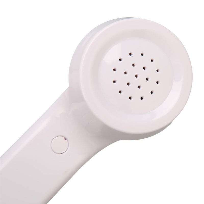 Retro Rotary Desk Phone Vintage Landline White for Home Office Cafe - Image 4