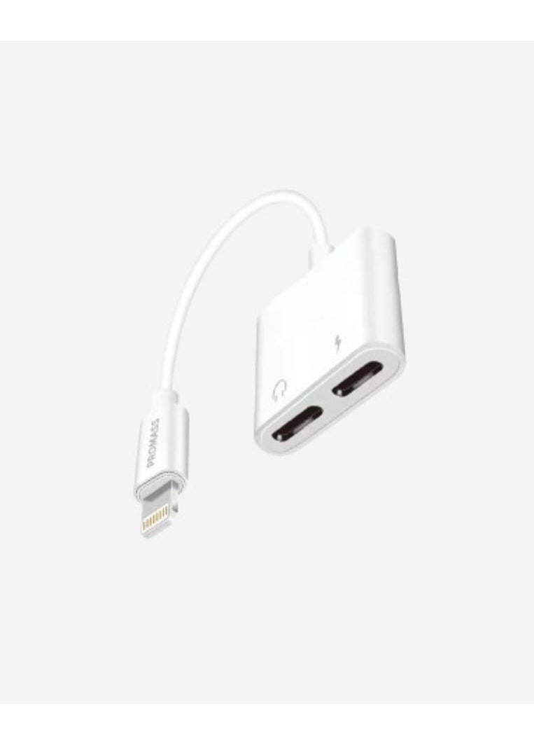 PROMASS - Promass PM0315 Charger and Headphone Aux Connector White - Image 1