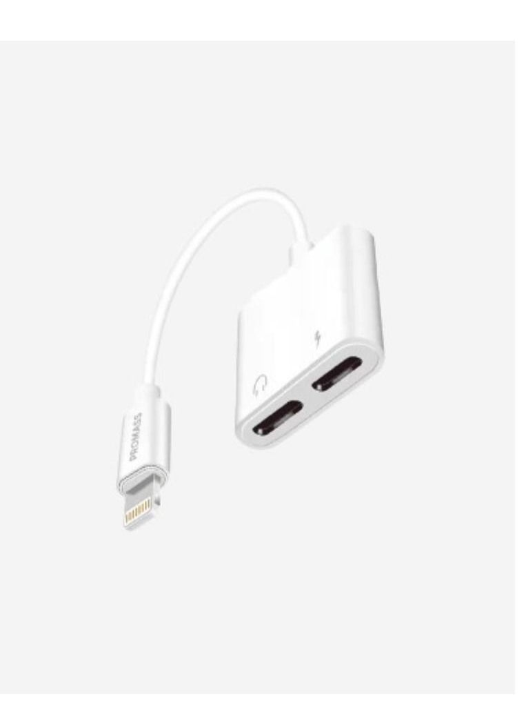 PROMASS - Promass PM0315 Charger and Headphone Aux Connector White - Image 1