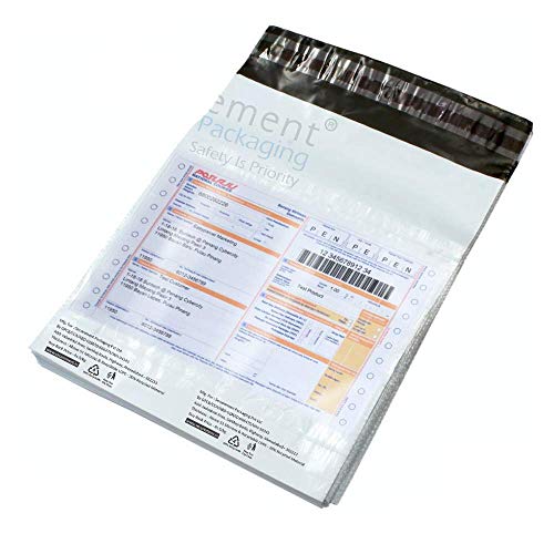 SECUREMENT Courier/Envelopes/Pouches/Cover with POD, 55 Microns Tamper Proof/Security Bag (100, 10x12) - Image 1