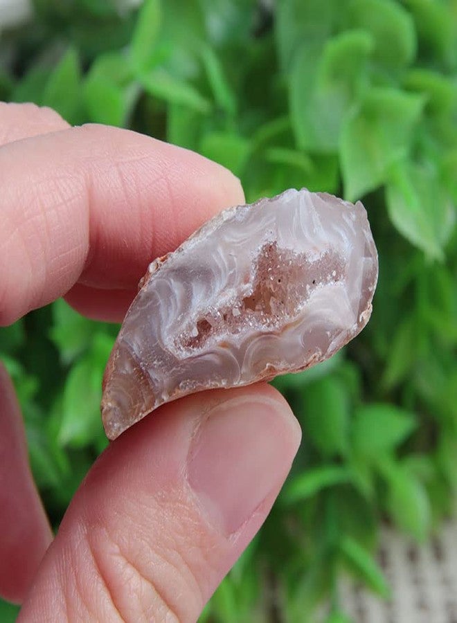 Acxico 5Pcs Mini OCO Geodes Collection Natural Crystal Agate Halves - Image 2