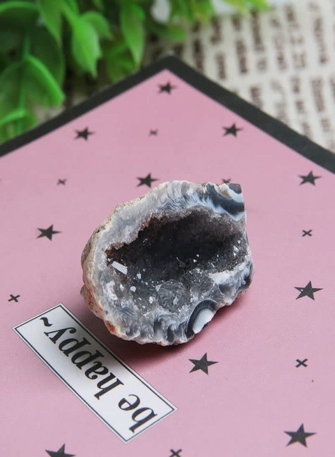 Acxico 5Pcs Mini OCO Geodes Collection Natural Crystal Agate Halves - Image 4