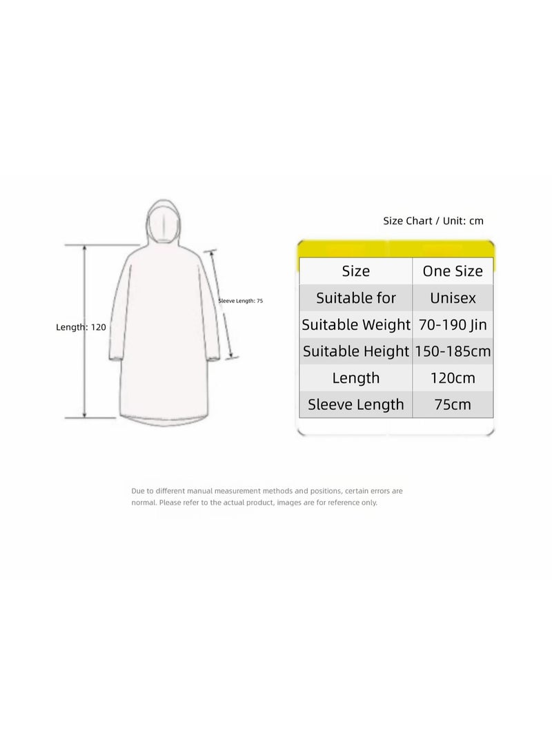 BravoCart 7-Piece Portable Card Raincoat Set - Disposable Thickened Waterproof Poncho for Travel & Outdoor, Multi-Color, Compact & Easy to Store - Image 2
