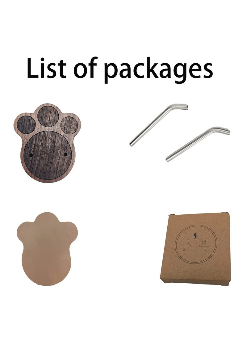 SYOSI Wall-Mounted Portafilter Holder, coffee Portafilter Wall Mount Rack Barista Tools, Premium Espresso Machine Accessories-Secure & Easy Installation-Suits 51mm, 54mm & 58mm Portafilters - Image 5