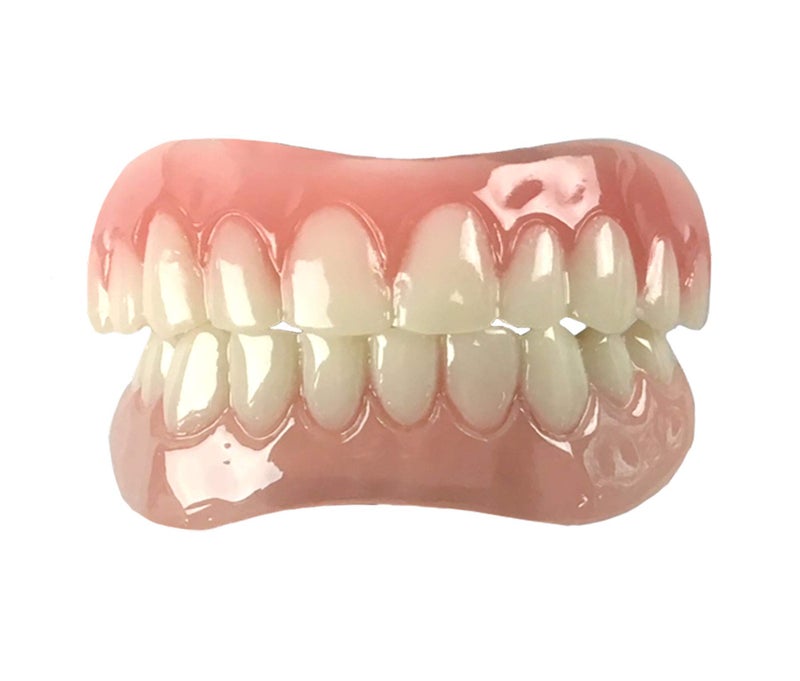 Instant Smile Comfort Fit Flex Teeth Upper and Lower Matching Set Natural Shade Fix Your Smile at Home Within Minutes - Image 1