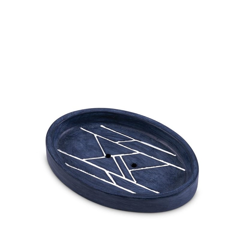 Freelance Soho Soap Dish Stylish and Durable Soap Holder for Bathroom and Kitchen, Blue - Image 2