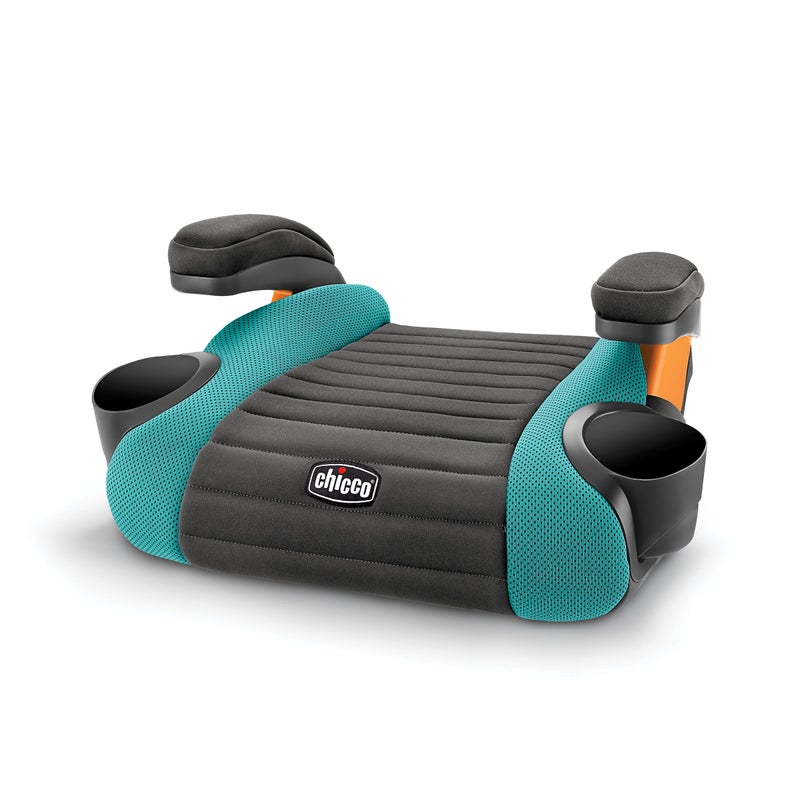 Chicco GoFit ClearTex Backless Booster Car Seat, Travel Booster Seat for Car, Portable Car Booster Seat for Children at Least 4 Years Old and 40-110 lbs. | Shadow/Black - Image 1