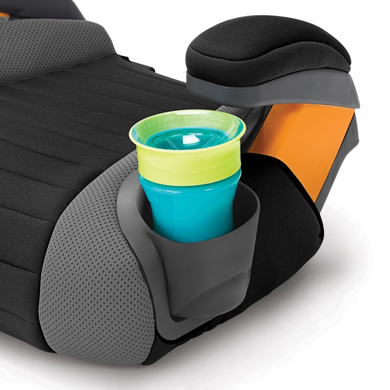Chicco GoFit ClearTex Backless Booster Car Seat, Travel Booster Seat for Car, Portable Car Booster Seat for Children at Least 4 Years Old and 40-110 lbs. | Shadow/Black - Image 3