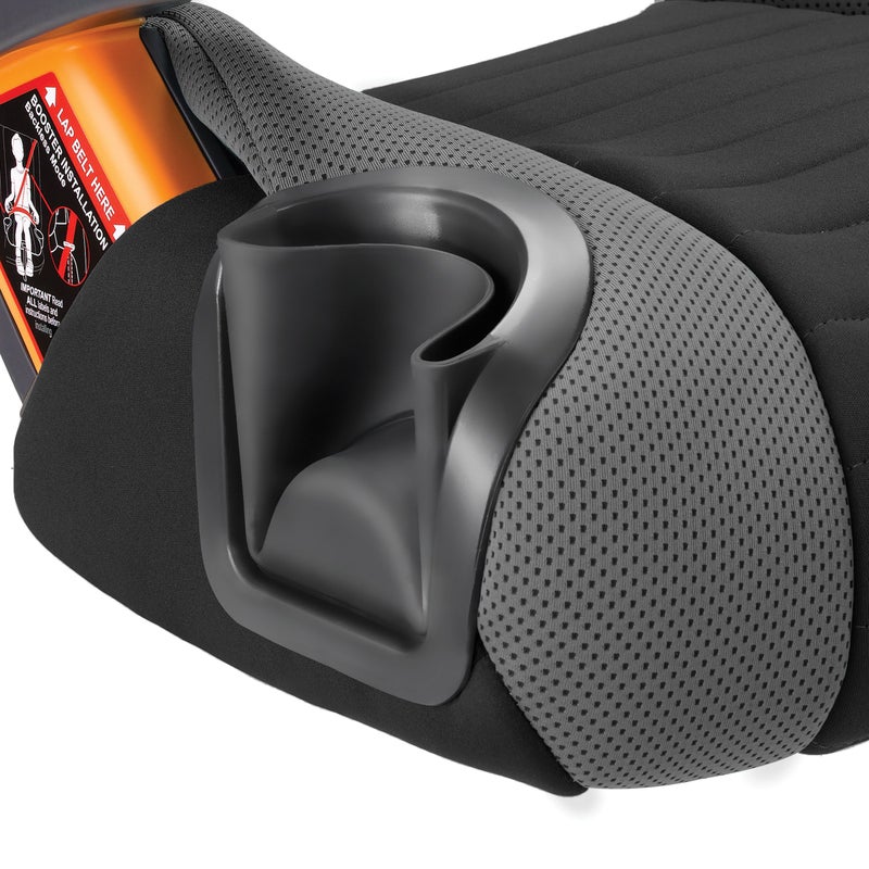 Chicco GoFit ClearTex Backless Booster Car Seat, Travel Booster Seat for Car, Portable Car Booster Seat for Children at Least 4 Years Old and 40-110 lbs. | Shadow/Black - Image 4