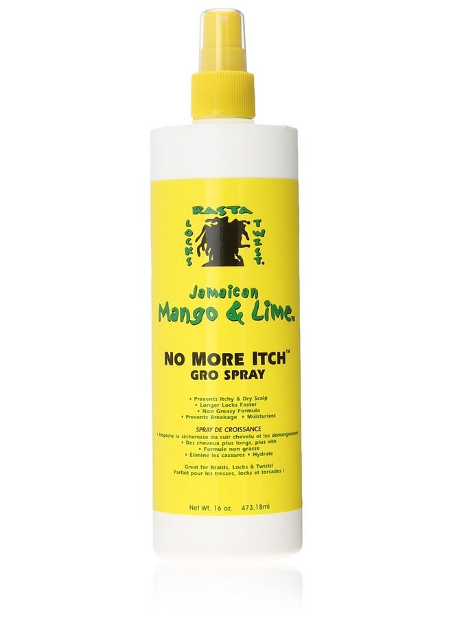 Jamaican Mango & Lime Jamaican Mango No More Itch Gro Spray 16 Ounce  - Image 1