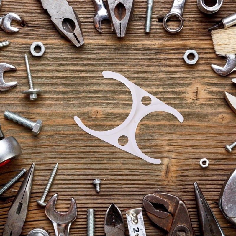 10 قطعة أجزاء استبدال مشبك غلاف مرشح المياه البلاستيكي لجهاز تنقية غشاء التناضح العكسي - Image 5
