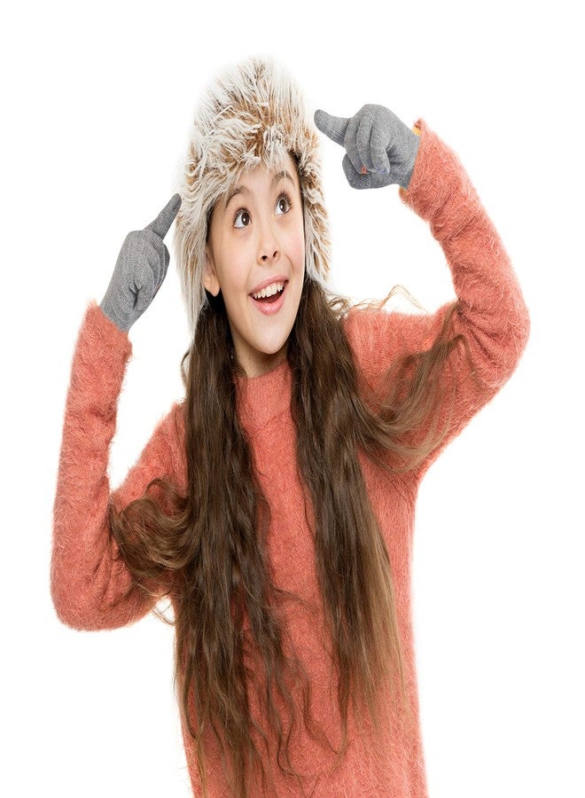3 Pairs of Cute Dinosaur Gloves for Children, Winter Warm Full Finger Gloves, Suitable for Outdoor and Indoor Use By Boys and Girls - Image 5