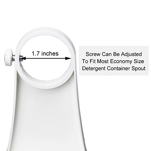 LEVOSHUA Laundry Detergent Cup Holder, Fabric Softener Drip Catcher, Firmly Holds on Bottle Spouts, Keeps Washer Dryer and Floor Clean and Organized - Pack of 2 - Image 3