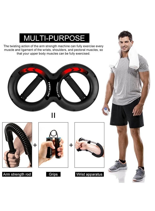 شيبشيب مدرب متعدد الوظائف لليد والساعد - مقوي وممارس قبضة اليد (بقوة التواء 10 كجم) - Image 2