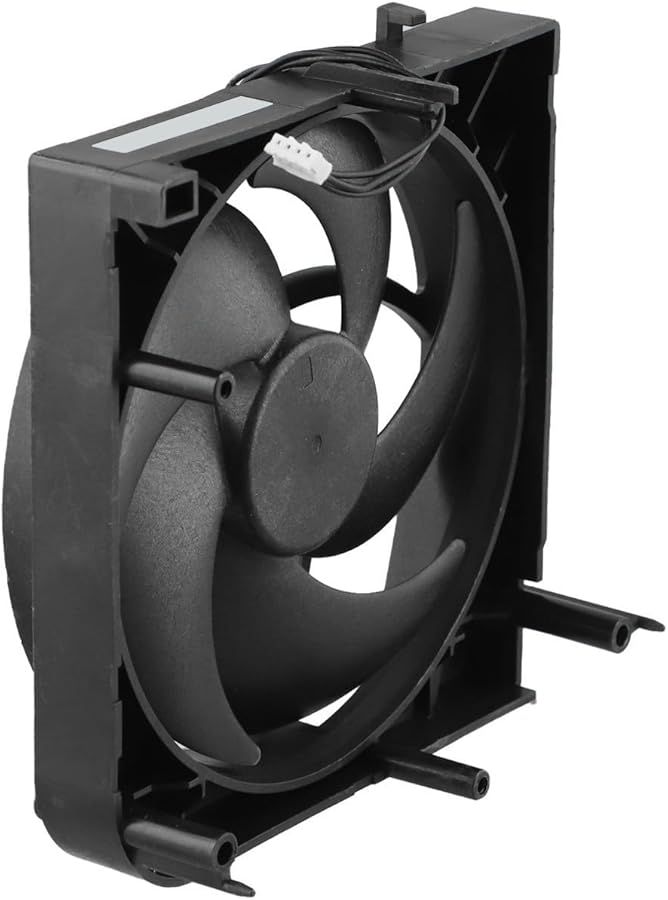 ABS 5 Blade Intercooler Fan For Xbox Series S Internal Cooling Fan Replacement Stable 4 Pin Power Connection - Image 2