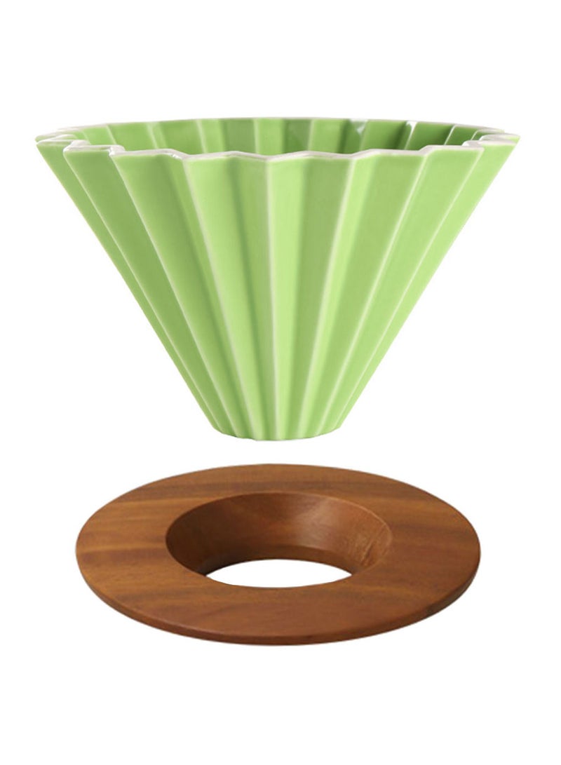 ميبرو مجموعة تقطير ادوات آلة القهوة المختصة V60 تحتوي على 5 قطع صب فوق القهوة بالتنقيط والتقطير - Image 2