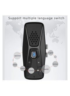 KASTWAVE Car Bluetooth Handsfree Speakerphone, Wireless Bluetooth 5.0 Speaker with Back-Clip, Car Sun Visor Bluetooth Receiver Music Player Adapter Auto Power On Off, Black  - Image 3
