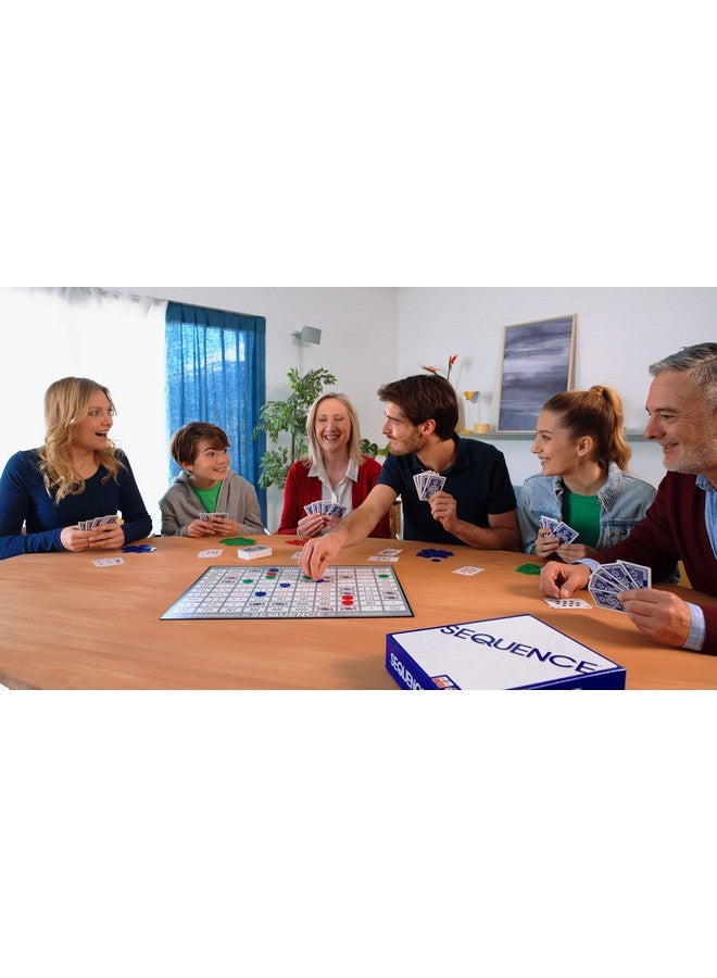Jax SEQUENCE- Original SEQUENCE Game with Folding Board, Cards and Chips by Jax ( Packaging may Vary ) White, 10.3" x 8.1" x 2.31" - Image 4