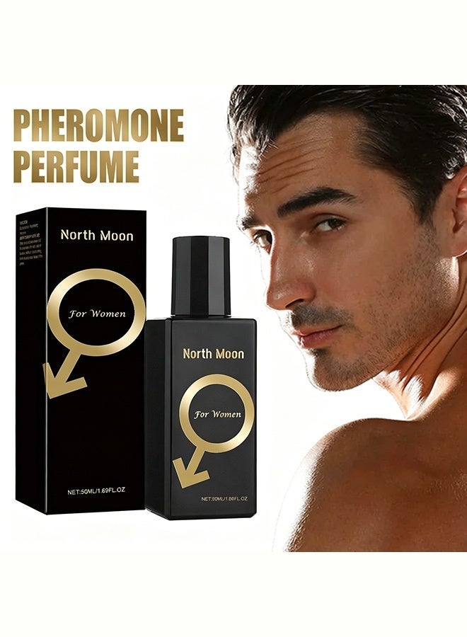 NORTH MOON For Women Perfume - Naturally light fragrance with long-lasting scent, leaving a lingering fragrance on the body. Ideal for romantic dates, fresh and niche atmosphere. 50ml - Image 1