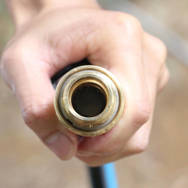 STYDDI 3/4-inch Full Flow Super Heavy Duty Hose Quick Connect Fittings, Lead-free Brass Full Port Garden Hose Quick Connector Coupler, 3/4â€ GHT High-Volume Hose Quick Release Adapter Set - Image 5