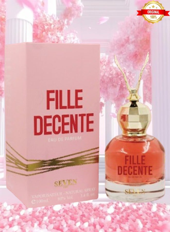 Seven 4 Pieces Fille Decente Perfume 100ml EDP - Image 2