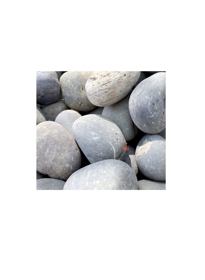 KNP Gray River Pebbles Natural Garden Material 3-5 CM 10 KG - Image 2