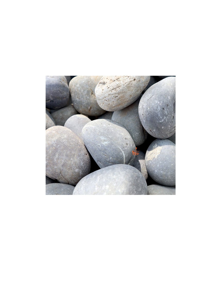 KNP Gray River Pebbles Natural Garden Material 3-5 CM 10 KG - Image 3