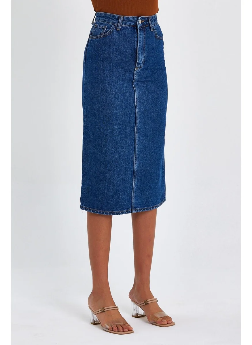 Alexander Gardi Special Collection Long Denim Skirt (AG-2021)