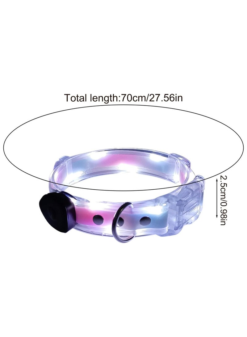 CMGTYYD Rechargeable LED Dog Collar, Adjustable Glowing Safety Necklace For Night Walking, Outdoor, Dark, And Visibility - Durable And Bright Light For Pets, Perfect For Safety - Image 5