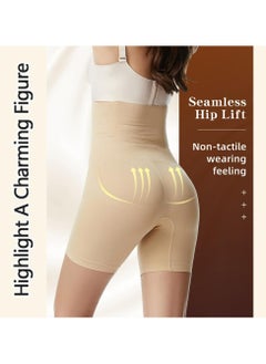 CMGTYYD High Waist Shapewear Shorts,Women Seamless Shaping Boyshorts Panties Waist Trainer Corset Butt Lift Thigh Slimmer Hip Shaper Briefs Body Shaping Boxers Tummy Control Sports Shorts  - Image 3