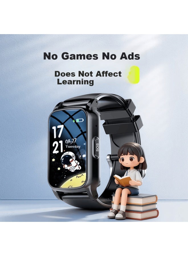 Suoying Sos Emergency Kids Phone Watch For Ages 6-18, Waterproof Gps Calling Video Remote Monitoring Smarch With Sim Card, Compatible With Huawei Xiaomi - Image 3