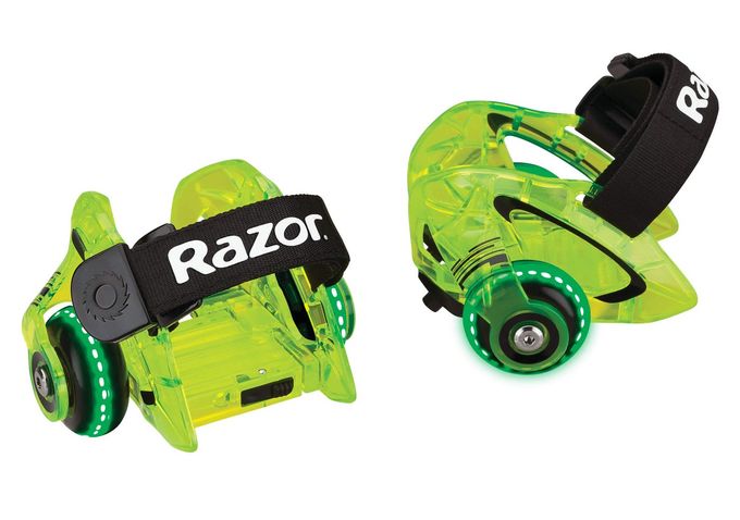 Razor Jetts Dlx Heel Wheels Neon Green Ffp - Image 4