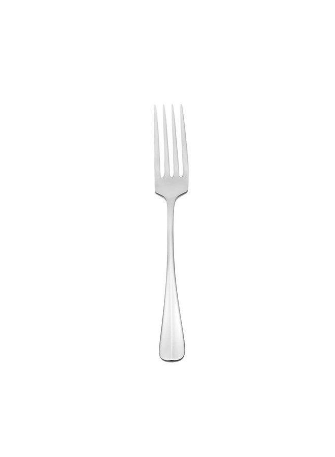 أونيدا طقم شوك عشاء Oneida Savor Everyday Flatware، 6 قطع، من الفولاذ المقاوم للصدأ 18/0، مجموعة أدوات مائدة فضية، آمنة للاستخدام في غسالة الأطباق - Image 2