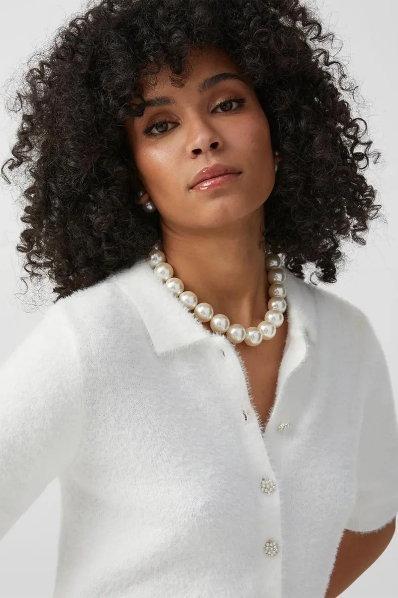 باهلس Pearl Large Size Luxury Necklace