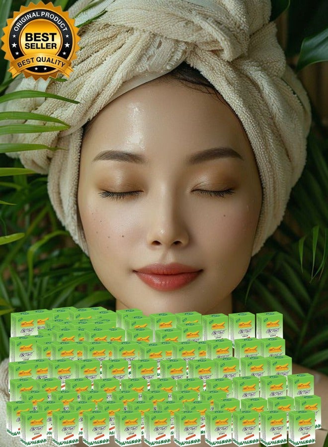 Pyary 96 Pieces Ayurvedic Turmeric Soap 75gram - Image 1