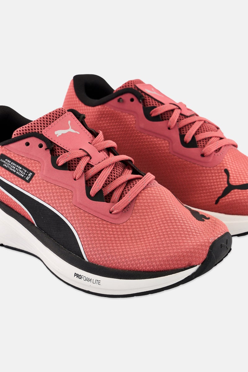 PUMA Kids Girl Aviator WTR Lace Up Running Shoes, Old Rose - Image 2