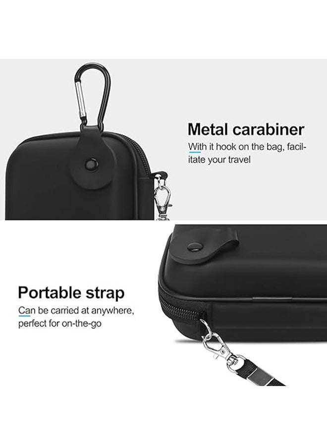 Unewshi Camera Case for Canon PowerShot G7 X Mark III/PowerShot G7 X Mark II 4K Vlogging Camera, Point and Shoot Vlogging Camera Bag Carrying Case, Mesh Pocket fits USB Cable, Batteries, Black - Image 4