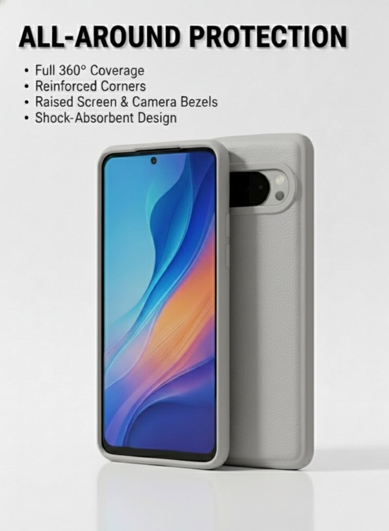 Google Pixel 9 Pro Silicone Back Case Cover - TPU Silicone, Durable & Accurate Cut-outs - Scratch, Dust & Smudge Protection, Shockproof & Water-Proof Cover for Google Pixel 9 Pro - Image 4