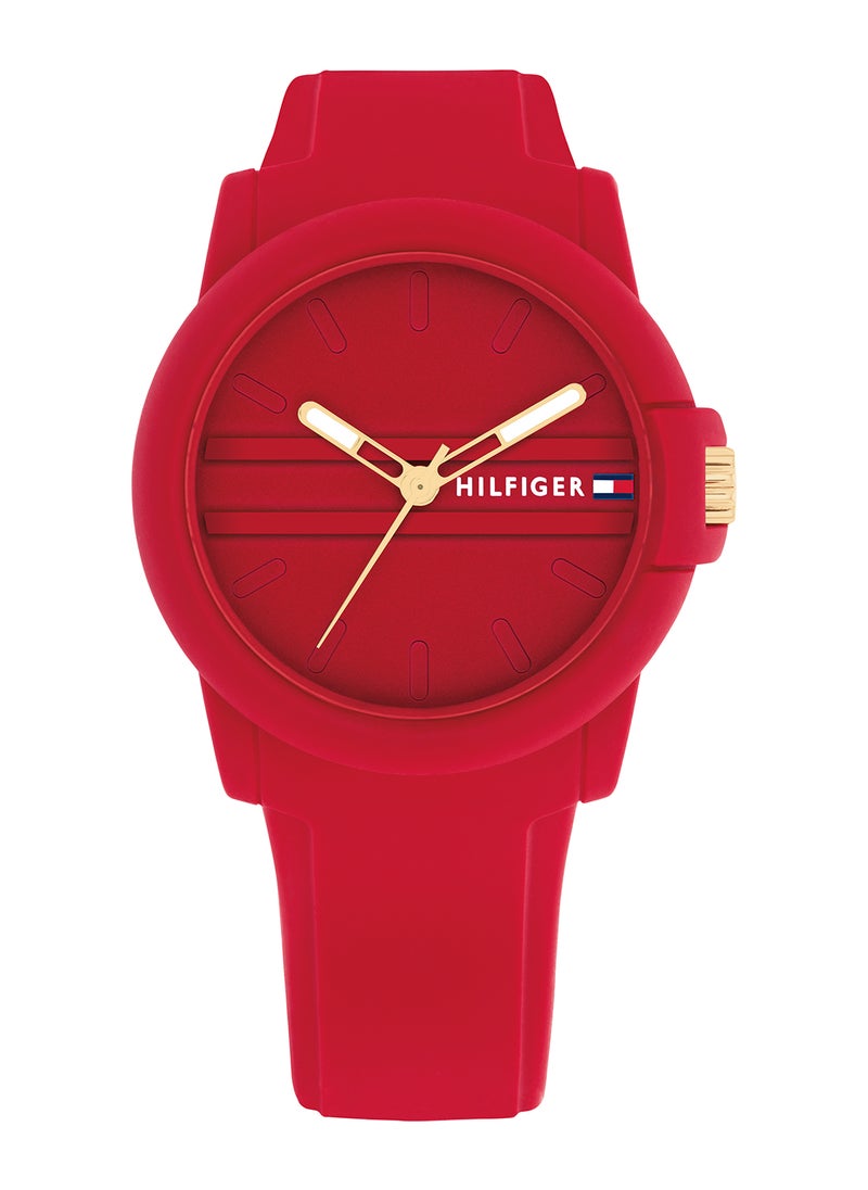 TOMMY HILFIGER - Women's Analog Round Shape Silicone Wrist Watch 1782689 - 36 Mm - Image 1